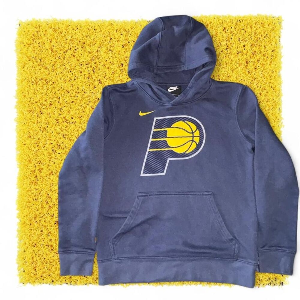 Nike Navy and Blue Hoodie